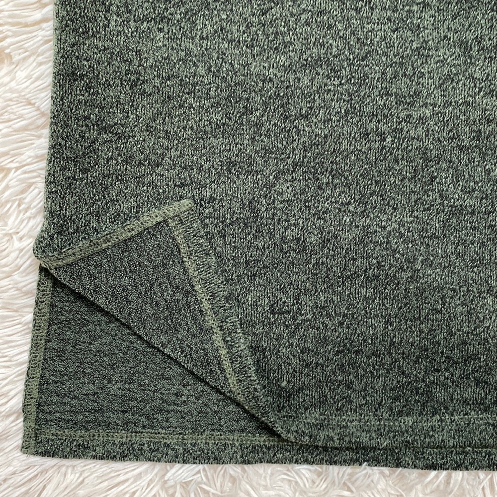 White Birch 1/4 Zip Pullover 💗 Forest Green & Black - Picture 10 of 16